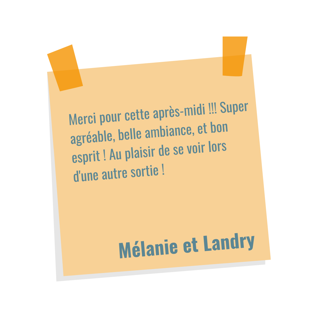 Avis Mélanie et Landry